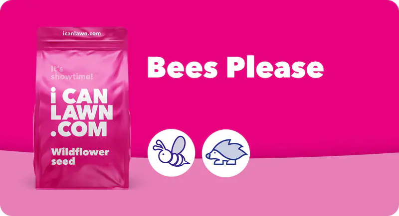 Pink product image of Bees Please wildflower seed
